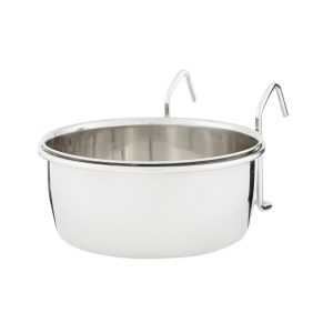 Spot Stainless Steel Coop Cup Wire Hanger Crate Pet Bowl