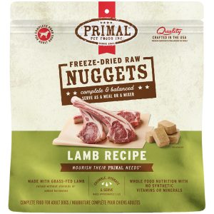 Primal Freeze-Dried Raw Nuggets Lamb Recipe Adult Dog Food
