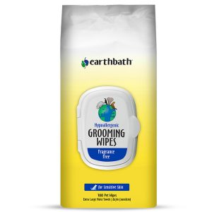 Earthbath Hypo-Allergenic, Fragrance Free Grooming Pet Wipes