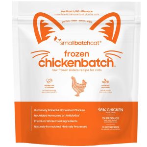 Smallbatch Chickenbatch Sliders Raw Frozen Cat Food