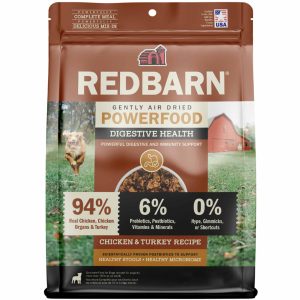 Redbarn Power Food Digestive Health Chicken & Turkey Recipe Gently Air-Dried Dog Food