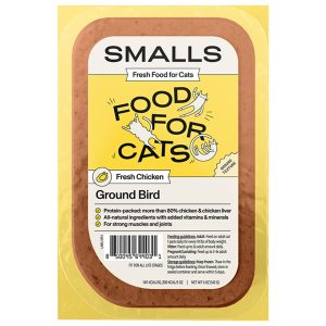 Smalls Gently Cooked Ground Bird Fresh Chicken Recipe Minced Cat Food