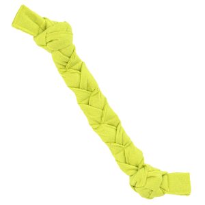 Guru Squeaking Tennis Fabric Snuffle Rope Braid Interactive Dog Toy