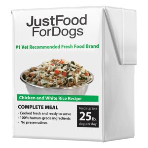JustFoodForDogs Pantry Fresh Chicken & White Rice Recipe Gently Cooked Dog Food