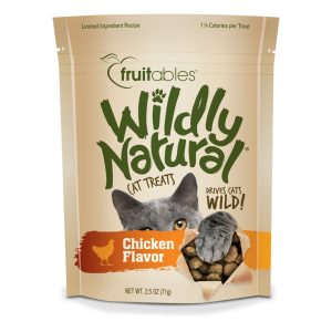 Fruitables Wildly Natural Chicken Flavor Cat Treats