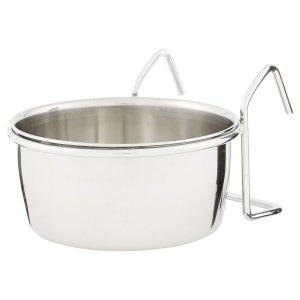 Spot Stainless Steel Coop Cup Wire Hanger Crate Pet Bowl