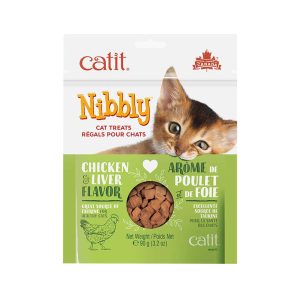 Catit Nibbly Chicken & Liver Flavor Cat Treats