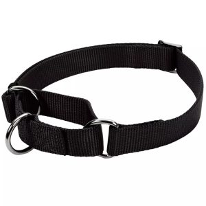 Coastal Pet Black No! Slip Martingale Adjustable Dog Collar