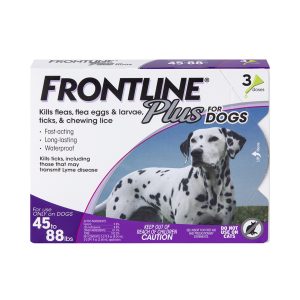 Frontline Plus Flea & Tick Treatment for Dogs & Puppies (45-88 lbs.)