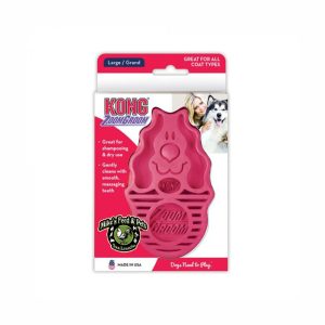 KONG ZOOMGROOM RUBBER BRUSH